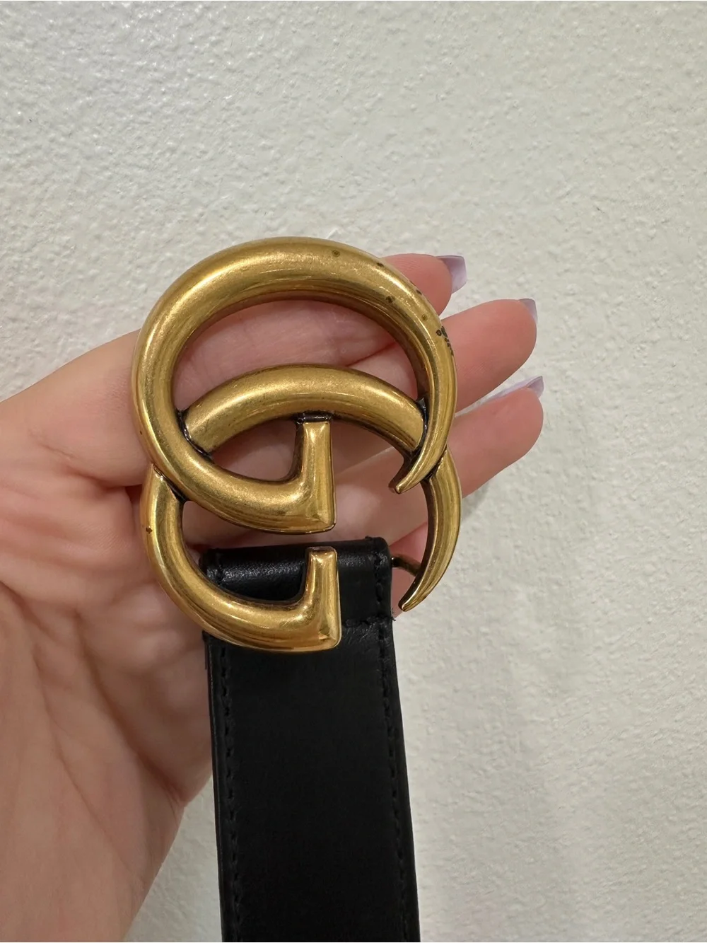 Gucci GG Marmont Leather belt